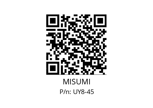   MISUMI UY8-45