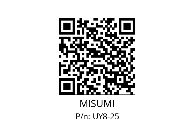   MISUMI UY8-25