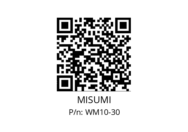   MISUMI WM10-30