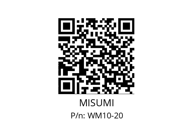   MISUMI WM10-20