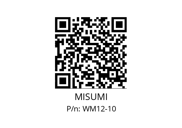   MISUMI WM12-10