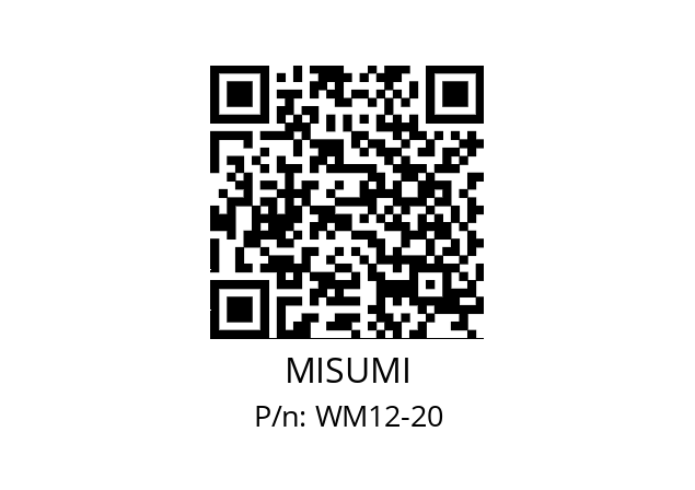   MISUMI WM12-20