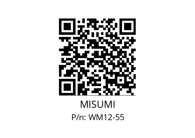   MISUMI WM12-55