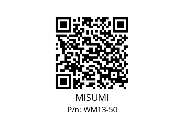   MISUMI WM13-50