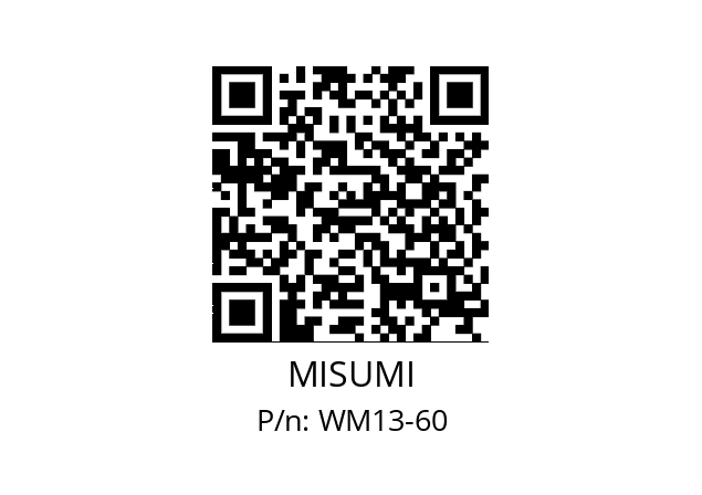   MISUMI WM13-60