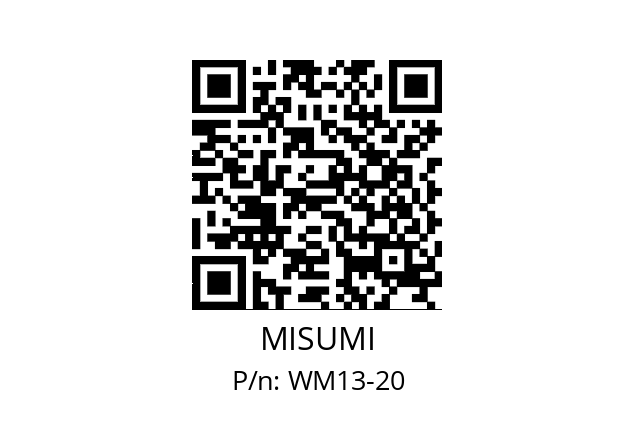   MISUMI WM13-20