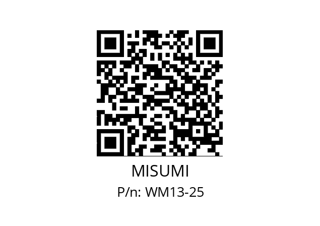   MISUMI WM13-25