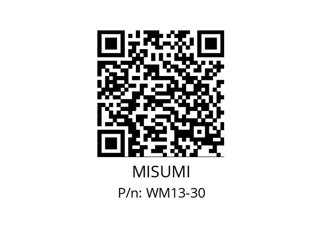   MISUMI WM13-30