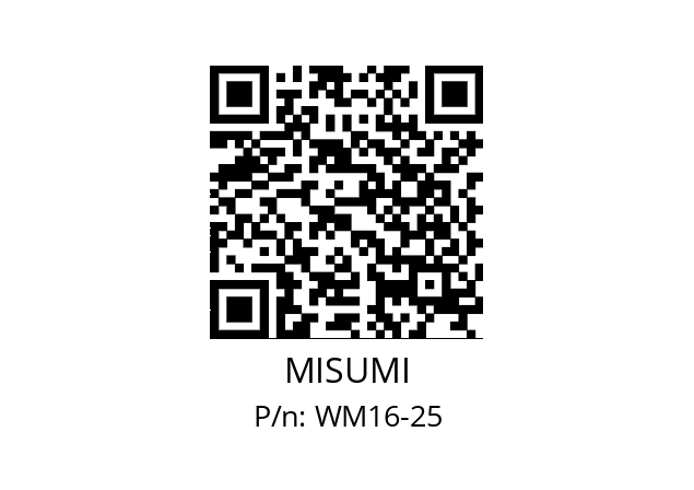   MISUMI WM16-25