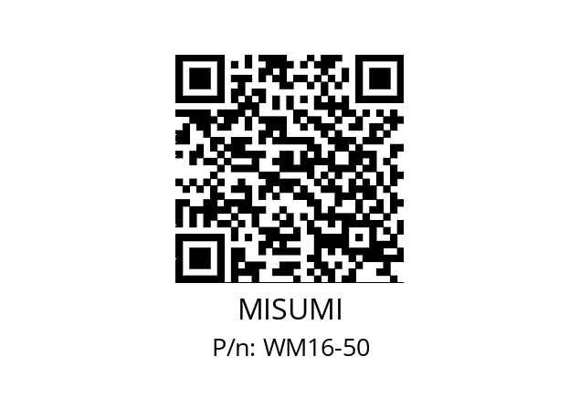   MISUMI WM16-50