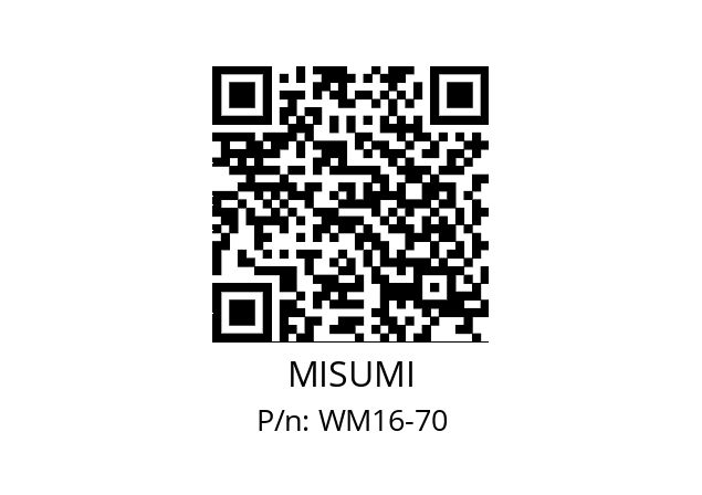   MISUMI WM16-70