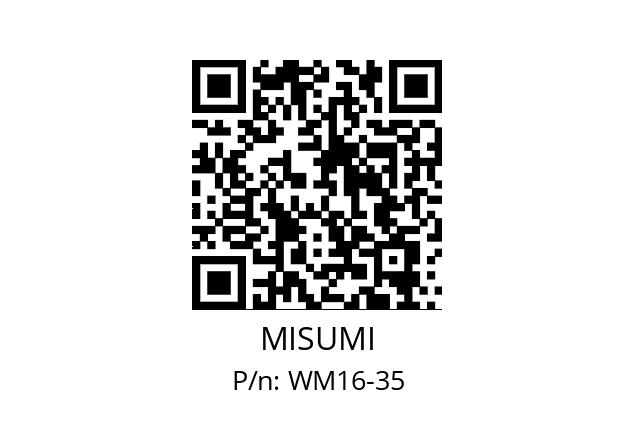   MISUMI WM16-35