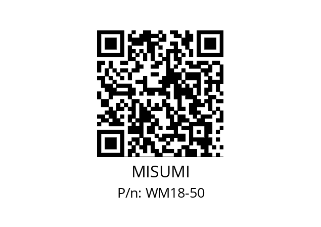   MISUMI WM18-50