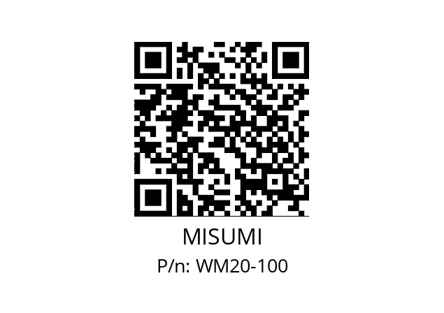   MISUMI WM20-100