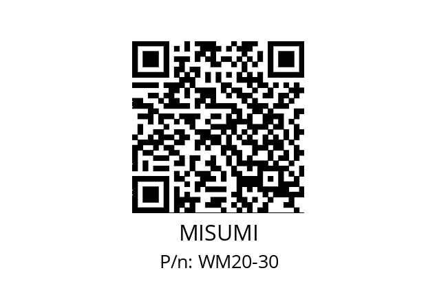   MISUMI WM20-30