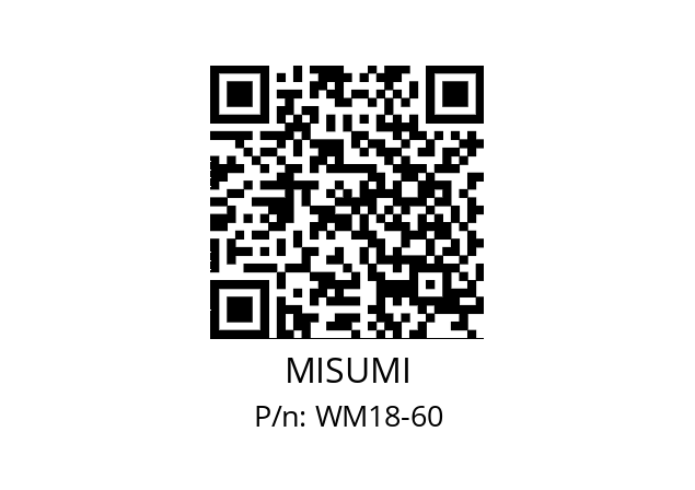   MISUMI WM18-60