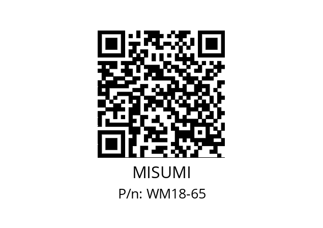   MISUMI WM18-65