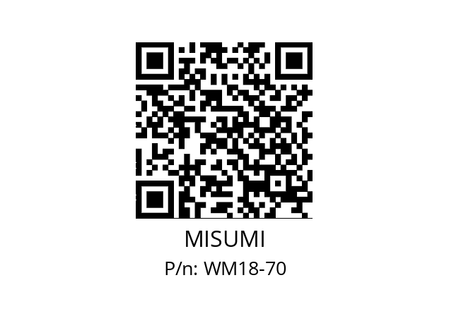   MISUMI WM18-70