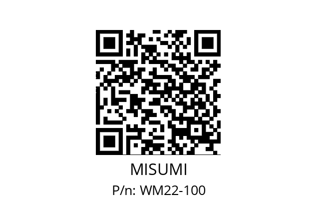   MISUMI WM22-100