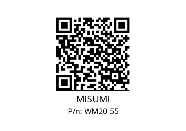   MISUMI WM20-55