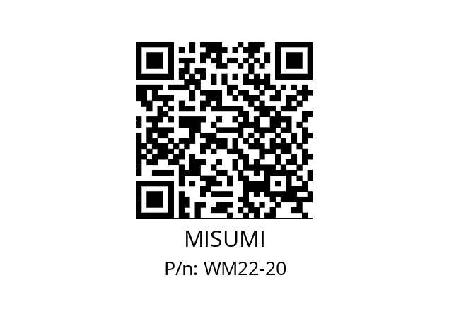   MISUMI WM22-20