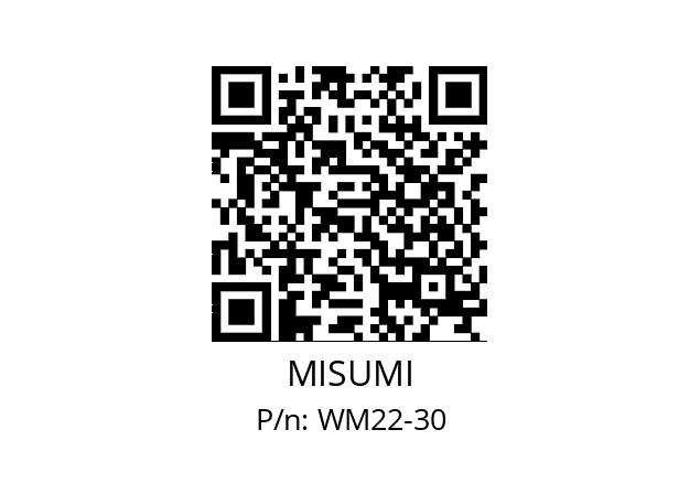   MISUMI WM22-30