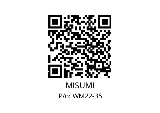   MISUMI WM22-35