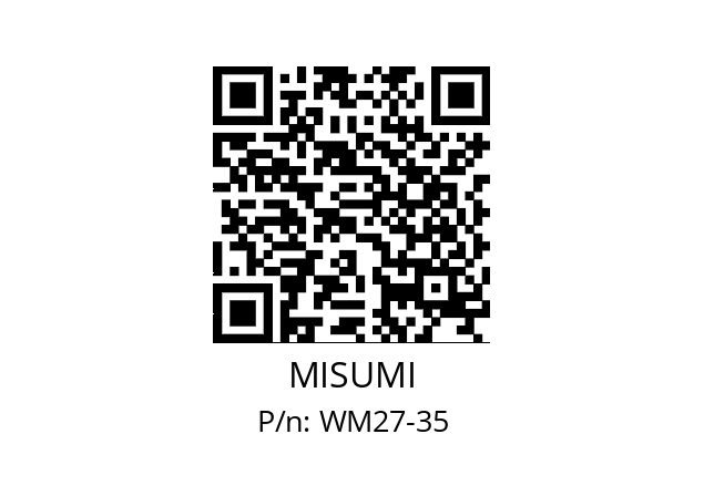   MISUMI WM27-35