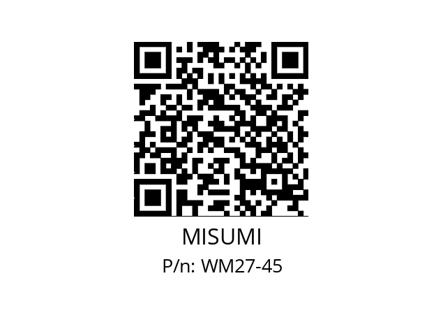   MISUMI WM27-45