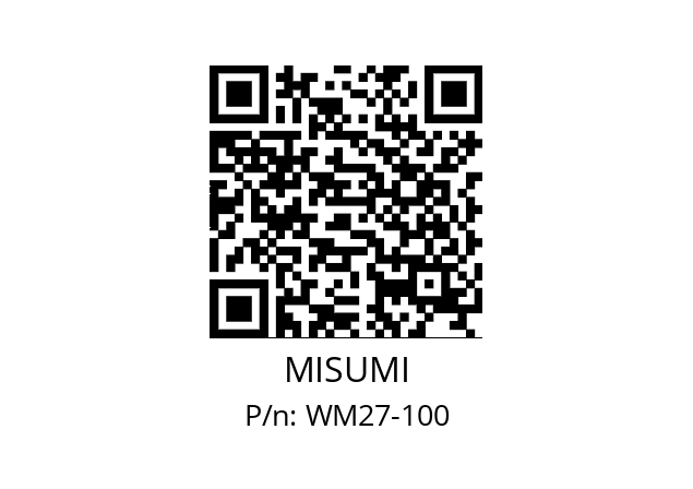   MISUMI WM27-100