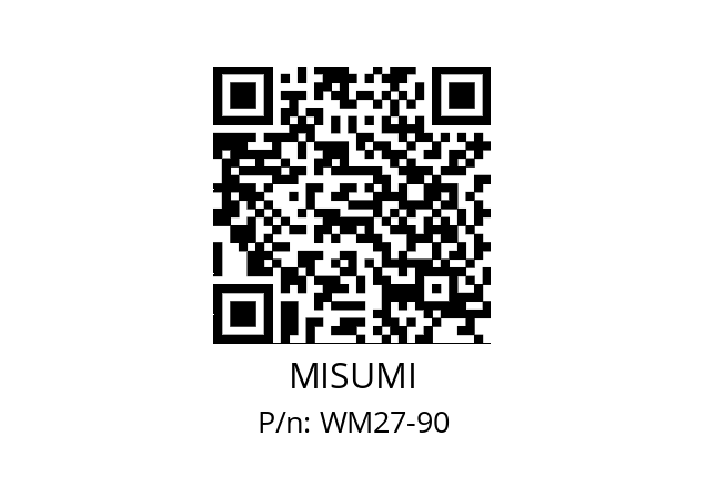   MISUMI WM27-90