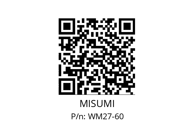   MISUMI WM27-60