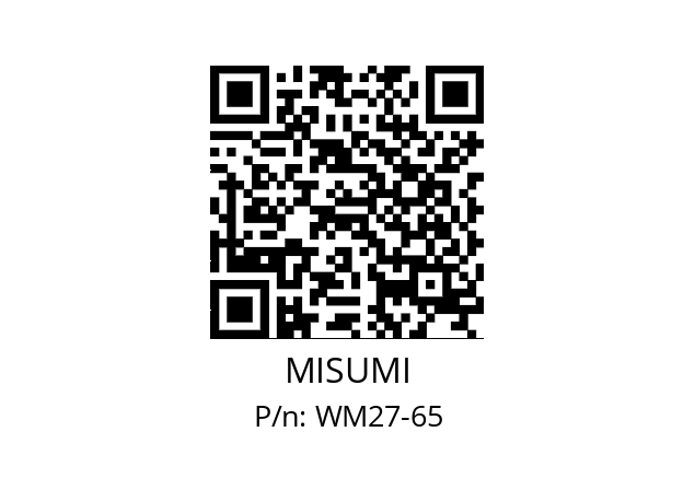   MISUMI WM27-65