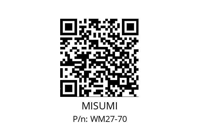   MISUMI WM27-70