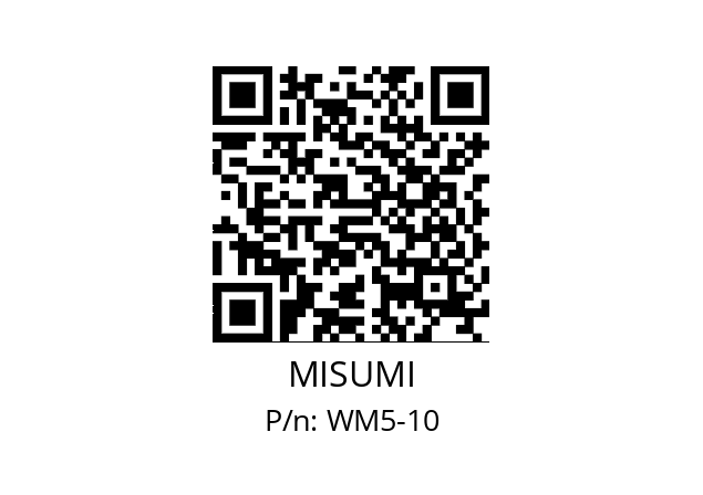   MISUMI WM5-10