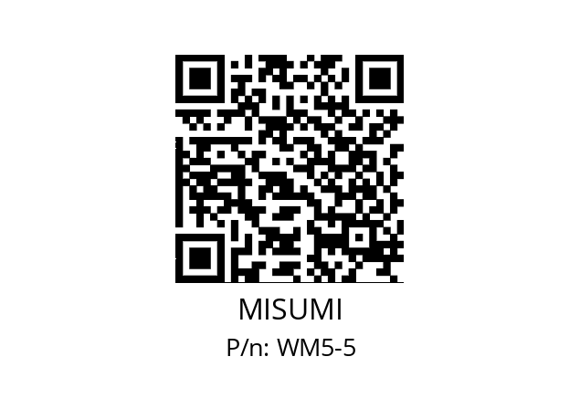   MISUMI WM5-5