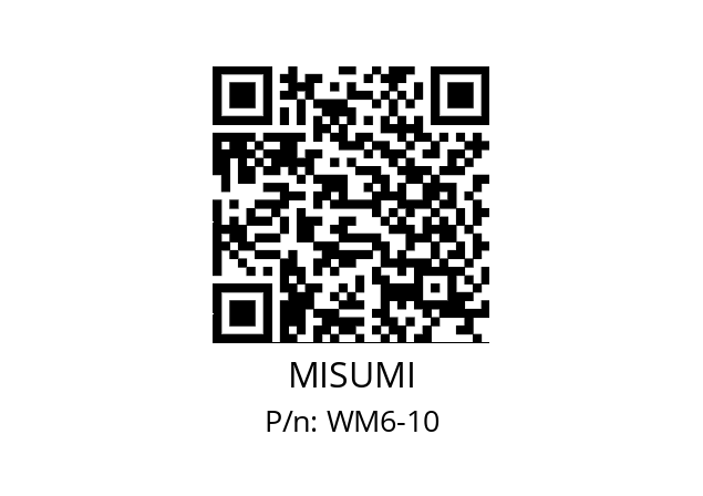   MISUMI WM6-10