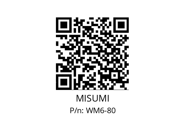   MISUMI WM6-80