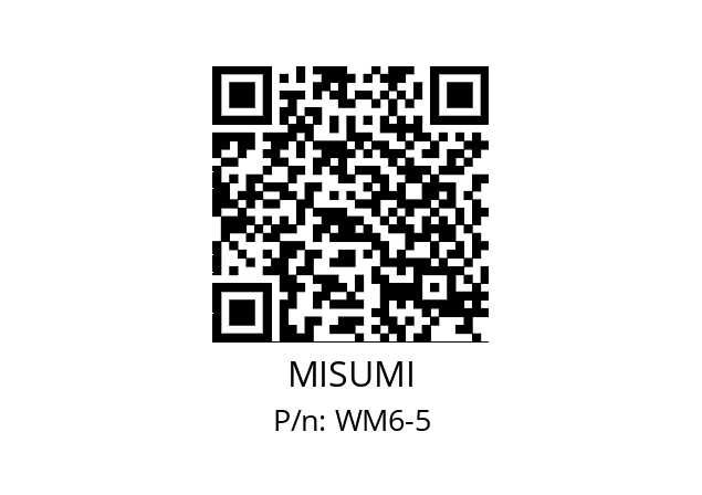   MISUMI WM6-5