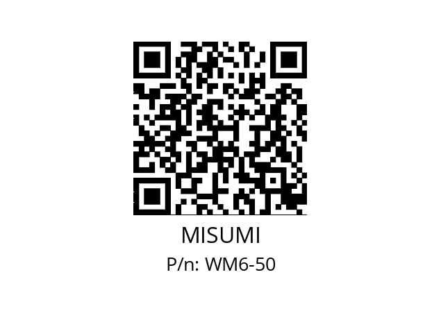   MISUMI WM6-50