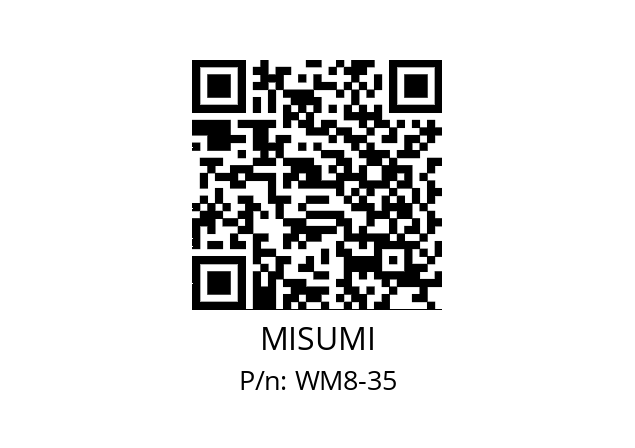   MISUMI WM8-35