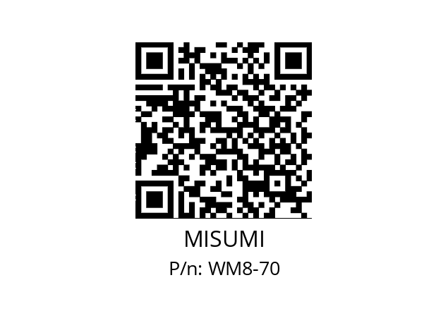   MISUMI WM8-70