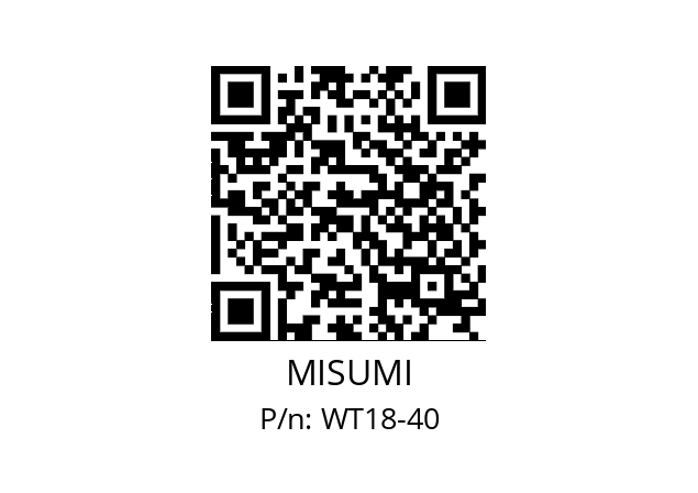   MISUMI WT18-40