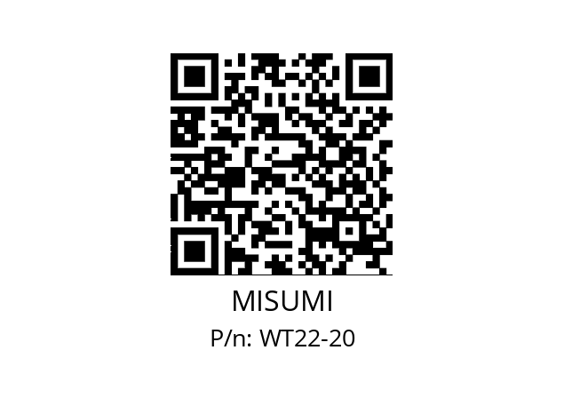   MISUMI WT22-20