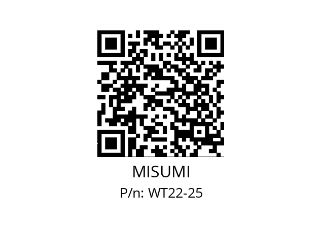   MISUMI WT22-25