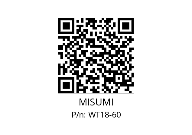   MISUMI WT18-60