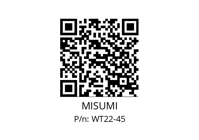   MISUMI WT22-45