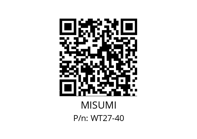   MISUMI WT27-40