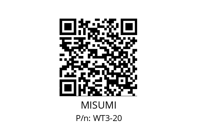   MISUMI WT3-20