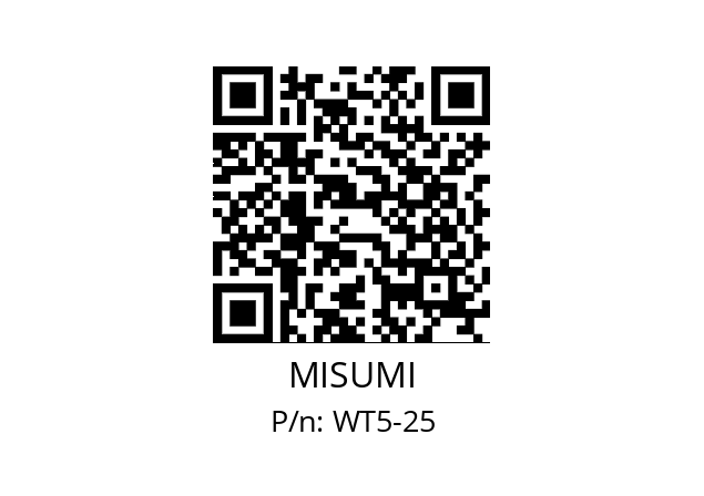   MISUMI WT5-25